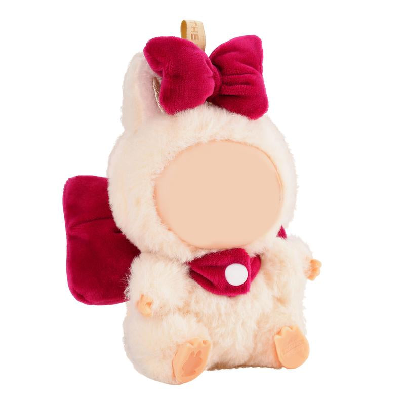 Clothes for LABB, Clothes Set for Dolls, Crochet 3 Piece Set Hat Clothes Backpack, Stylish Adorable Dolls Clothes Accessories (No Doll) (Pink) Outfits