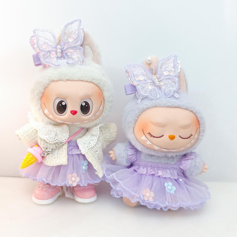 Clothes for Labubu, Clothes Set for Labubu Dolls, Doll Clothes Suitable for Labubu Dolls Accessories Men Clothes