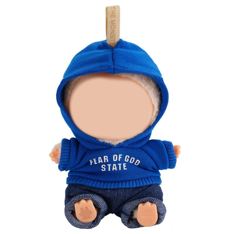 Clothes for LABB, Clothes Set for Dolls, Crochet 3 Piece Set Hat Clothes Backpack, Stylish Adorable Dolls Clothes Accessories (No Doll) (Pink) Outfits