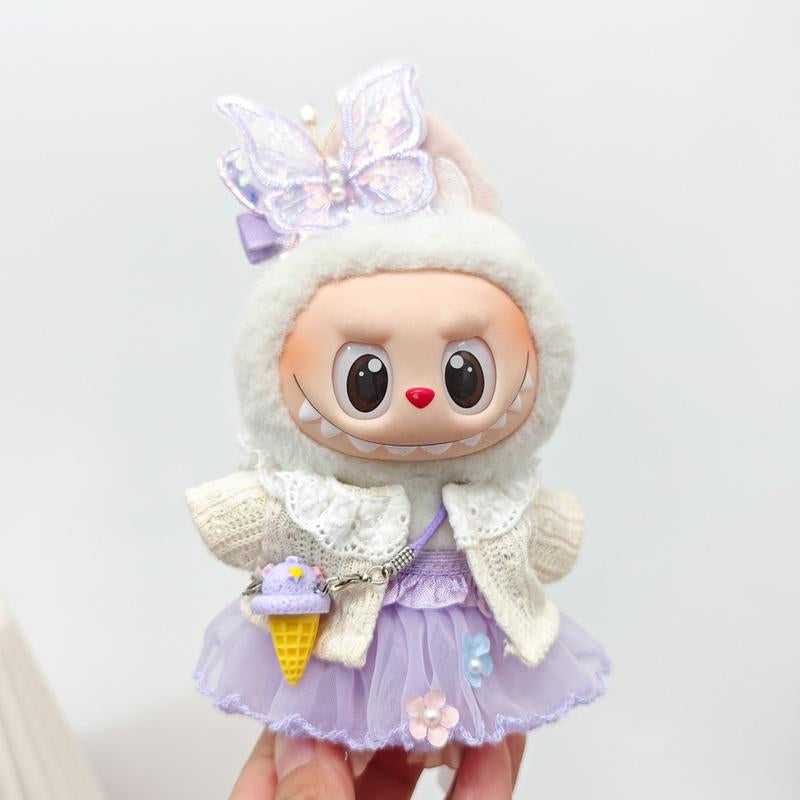 Clothes for Labubu, Clothes Set for Labubu Dolls, Doll Clothes Suitable for Labubu Dolls Accessories Men Clothes