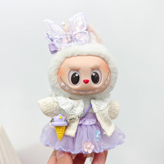 Clothes for Labubu, Clothes Set for Labubu Dolls, Doll Clothes Suitable for Labubu Dolls Accessories Men Clothes